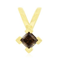 18K SI1 Argyle Cognac Diamond Gold Pendant (Mark Tremonti)