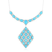 Sleeping Beauty Turquoise Silver Necklace