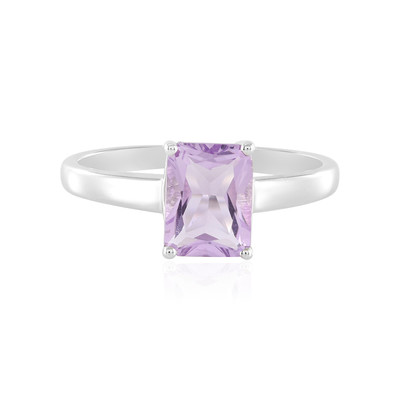 Rose de France Amethyst Silver Ring