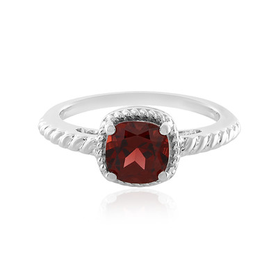 Mozambique Garnet Silver Ring