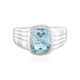 Sky Blue Topaz Silver Ring