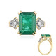 18K AAA Zambian Emerald Gold Ring (D'vyere)