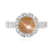 Cat´s Eye Sunstone Silver Ring