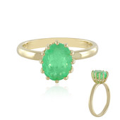 9K Colombian Emerald Gold Ring