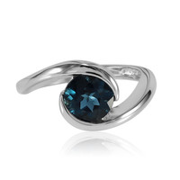 London Blue Topaz Silver Ring