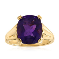 Moroccan Amethyst Silver Ring