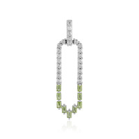 Arizona Peridot Silver Pendant