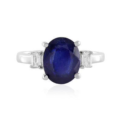 Madagascar Blue Sapphire Silver Ring