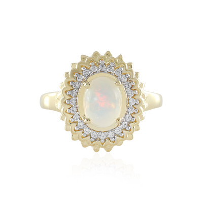 Welo Opal Silver Ring