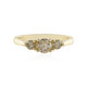 9K I2 Champagne Diamond Gold Ring (de Melo)