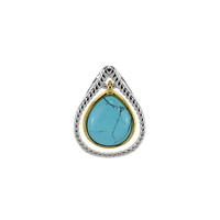 Turquoise Silver Pendant