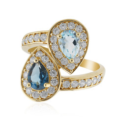 London Blue Topaz Silver Ring