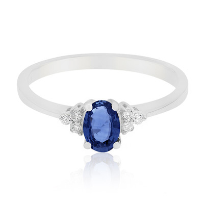 10K Ceylon Sapphire Gold Ring