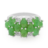 Imperial Chrysoprase Silver Ring