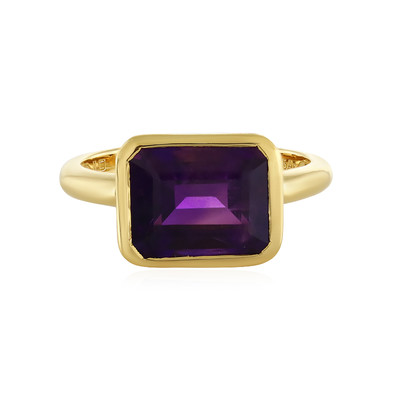 Zambian Amethyst Silver Ring