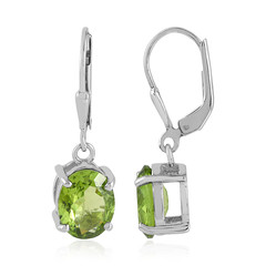 Peridot Silver Earrings