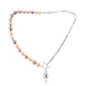 Silver Freshwater Pearl Silver Necklace (TPC)