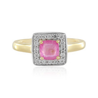 Madagascar Pink Sapphire Silver Ring