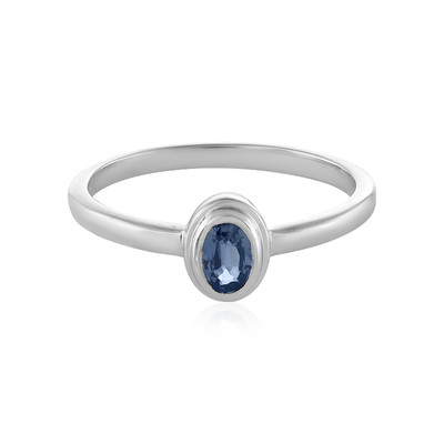 Blue Sapphire Silver Ring