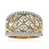 9K SI1 (G) Diamond Gold Ring (Annette)