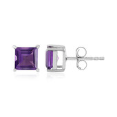 Uruguayan Amethyst Silver Earrings