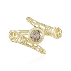 9K I2 Champagne Diamond Gold Ring (Ornaments by de Melo)