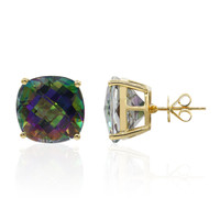 14K Mystic Topaz Gold Earrings