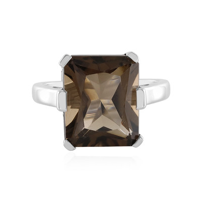 Smoky Quartz Silver Ring