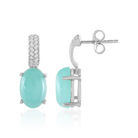 Amazonite Silver Earrings