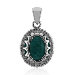 Chrysokolla Silver Pendant (Art of Nature)