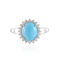 Sleeping Beauty Turquoise Silver Ring