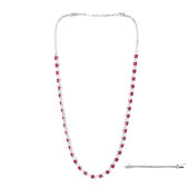 14K AAA Mozambique Ruby Gold Necklace (CIRARI)