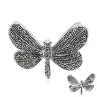 Marcasite Silver Brooch (Annette classic)