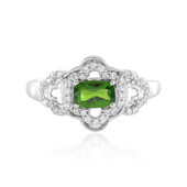 Russian Diopside Silver Ring