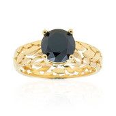 9K Black Diamond Gold Ring (de Melo)