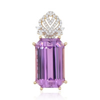 18K Patroke Kunzite Gold Pendant (AMAYANI)