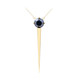 9K Black Diamond Gold Necklace (de Melo)