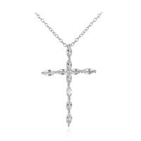 White Topaz Silver Necklace