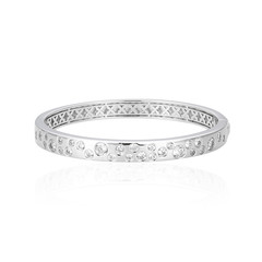 Zircon Silver Bangle