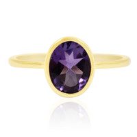 9K Zambian Amethyst Gold Ring