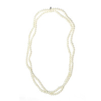 Freshwater pearl Silver Necklace (TPC)