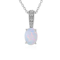 Welo Opal Silver Necklace