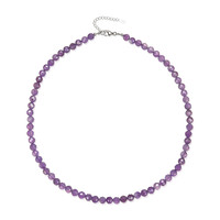 Amethyst Silver Necklace