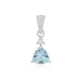 Sky Blue Topaz Silver Pendant