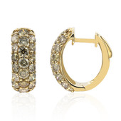 14K I3 Fancy Diamond Gold Earrings (CIRARI)