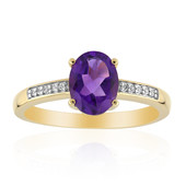 9K Uruguayan Amethyst Gold Ring