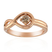 9K VS1 Argyle Rose De France Diamond Gold Ring (Annette)