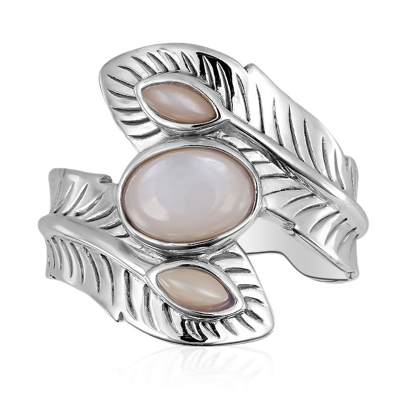 Shankh Seed Pearl Adjustable Ring – Ahilya Jewels
