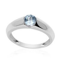 Aquamarine Silver Ring