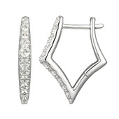 Zircon Silver Earrings